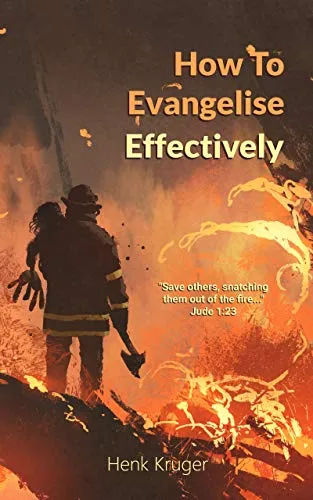 Original cover of How To Evangelise Effectively by Henk Kruger, with warm orange artwork.