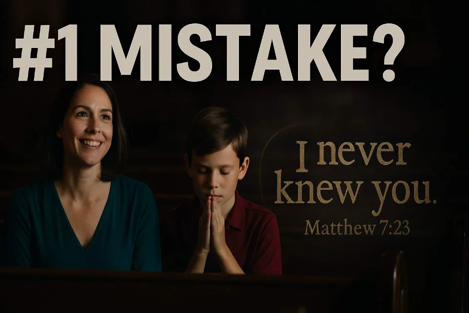 Article artwork showing a mother and child, with the words “#1 Mistake?” and “I never knew you.”